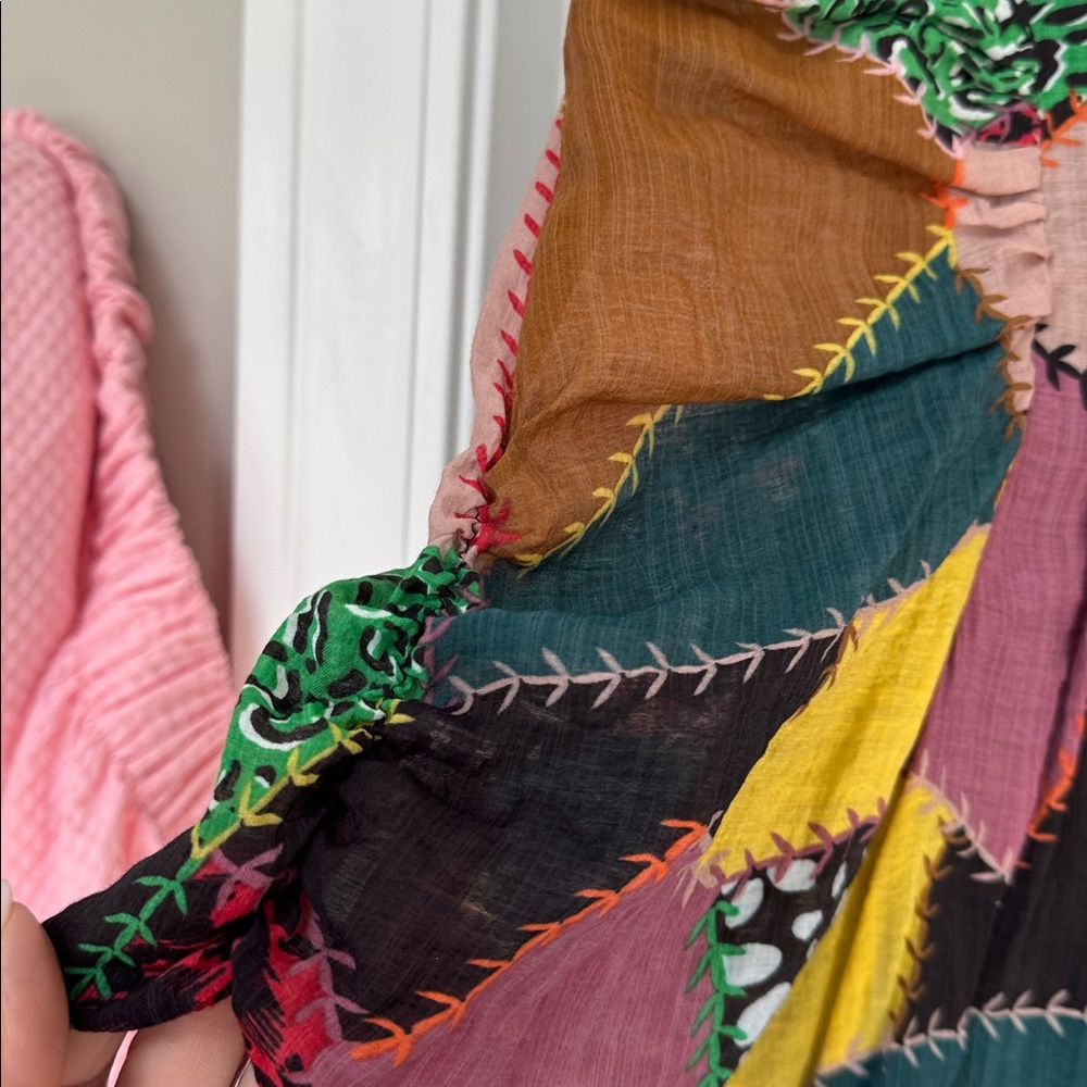 Fate Multicolor Patchwork Blouse - Picture 3 of 7